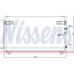 Nissens Συμπυκνωτής, σύστ. Κλιματισμού - 94867