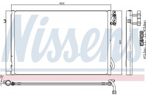 Nissens Συμπυκνωτής, σύστ. Κλιματισμού - 94872