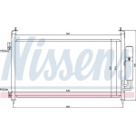 Nissens Συμπυκνωτής, σύστ. Κλιματισμού - 94875