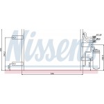 Nissens Συμπυκνωτής, σύστ. Κλιματισμού - 94882