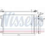 Nissens Συμπυκνωτής, σύστ. Κλιματισμού - 94973