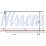 Nissens Συμπυκνωτής, σύστ. Κλιματισμού - 94979