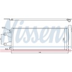 Nissens Συμπυκνωτής, σύστ. Κλιματισμού - 94986