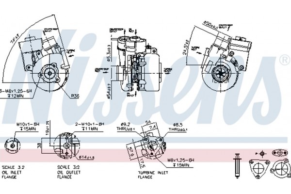 Nissens Υπερπληρωτής, Υπερπλήρωση - 93125