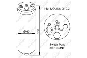 Nrf Αφυγραντήρας, σύστ. Κλιματισμού - 33137