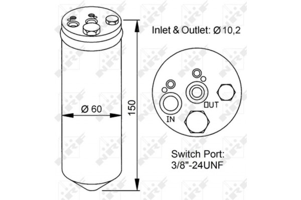 Nrf Αφυγραντήρας, σύστ. Κλιματισμού - 33137