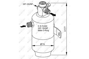 Nrf Αφυγραντήρας, σύστ. Κλιματισμού - 33170