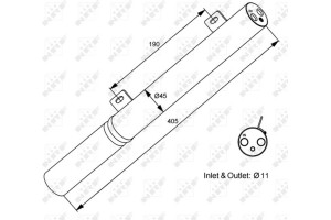 Nrf Αφυγραντήρας, σύστ. Κλιματισμού - 33196