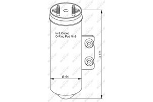 Nrf Αφυγραντήρας, σύστ. Κλιματισμού - 33198