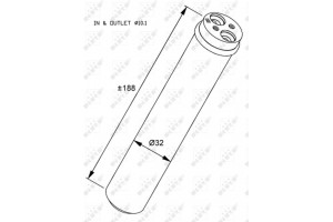 Nrf Αφυγραντήρας, σύστ. Κλιματισμού - 33284