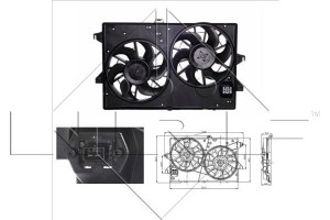 Nrf Βεντιλατέρ, Ψύξη Κινητήρα - 47003