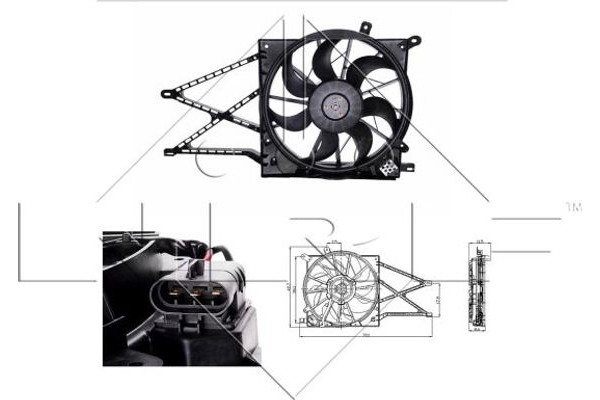 Nrf Βεντιλατέρ, Ψύξη Κινητήρα - 47015