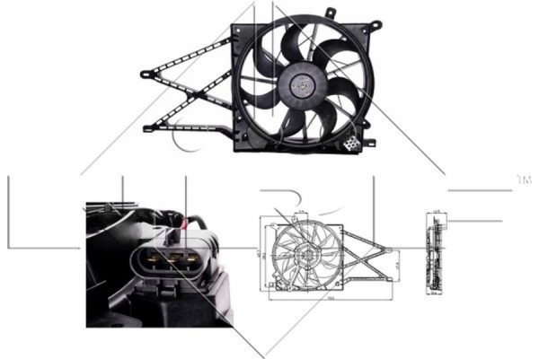 Nrf Βεντιλατέρ, Ψύξη Κινητήρα - 47015