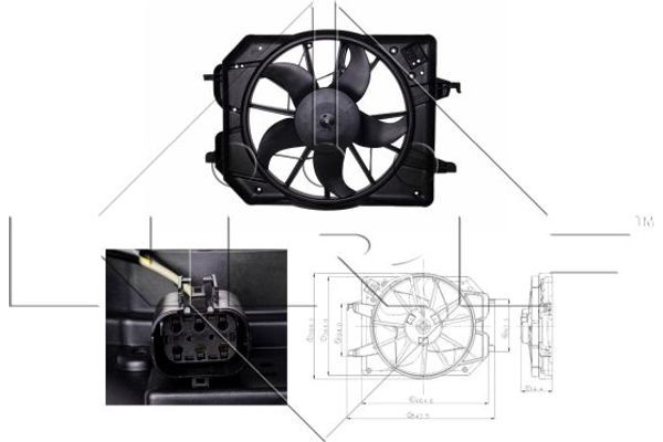 Nrf Βεντιλατέρ, Ψύξη Κινητήρα - 47021