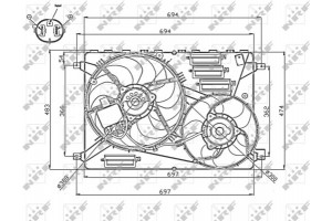 Nrf Βεντιλατέρ, Ψύξη Κινητήρα - 47754
