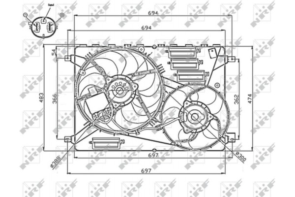 Nrf Βεντιλατέρ, Ψύξη Κινητήρα - 47754