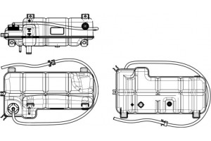 Nrf Δοχείο διαστολής, Ψυκτικό Υγρό - 454046