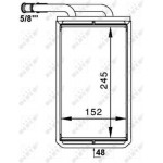 Nrf Εναλλάκτης θερμότητας, Θέρμανση Εσωτερικού Χώρου - 54234