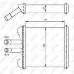 Nrf Εναλλάκτης θερμότητας, Θέρμανση Εσωτερικού Χώρου - 54237