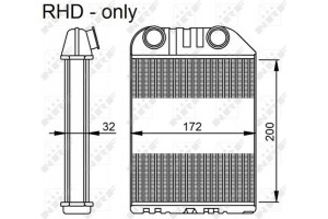 Nrf Εναλλάκτης θερμότητας, Θέρμανση Εσωτερικού Χώρου - 54286