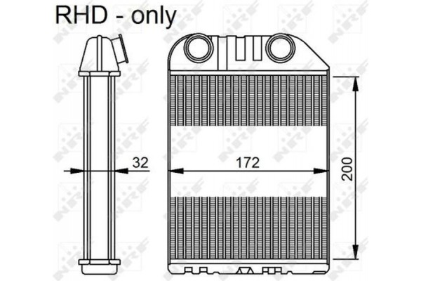 Nrf Εναλλάκτης θερμότητας, Θέρμανση Εσωτερικού Χώρου - 54286
