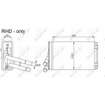Nrf Εναλλάκτης θερμότητας, Θέρμανση Εσωτερικού Χώρου - 54302