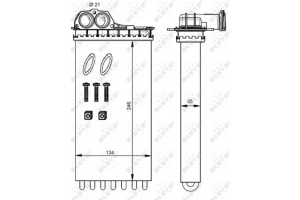 Nrf Εναλλάκτης θερμότητας, Θέρμανση Εσωτερικού Χώρου - 54332