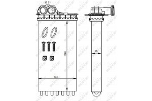 Nrf Εναλλάκτης θερμότητας, Θέρμανση Εσωτερικού Χώρου - 54332