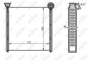 Nrf Εναλλάκτης θερμότητας, Θέρμανση Εσωτερικού Χώρου - 54342
