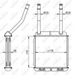 Nrf Εναλλάκτης θερμότητας, Θέρμανση Εσωτερικού Χώρου - 58147