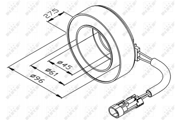 Nrf Πηνίο, Μαγνητικός Συμπλέκτης (συμπιεστής) - 38470
