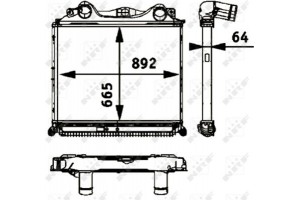 Nrf Ψυγείο Αέρα Υπερπλήρωσης - 30205