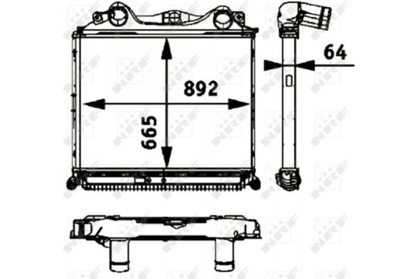 Nrf Ψυγείο Αέρα Υπερπλήρωσης - 30205
