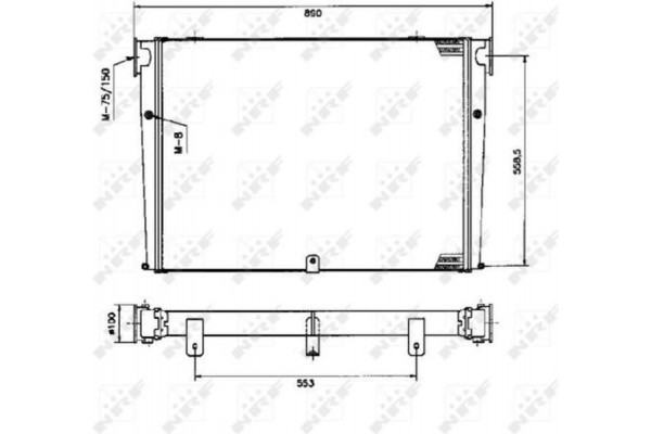 Nrf Ψυγείο Αέρα Υπερπλήρωσης - 309345