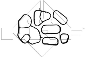 Nrf Ψυγείο λαδιού, Λάδι Κινητήρα - 31333