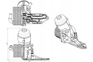 Nrf Ψυγείο λαδιού, Λάδι Κινητήρα - 31844