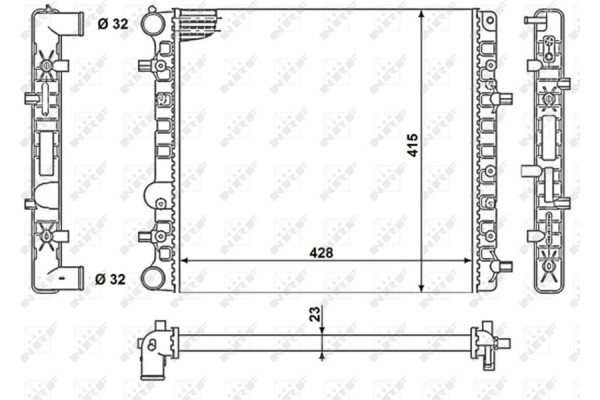 Nrf Ψυγείο, Ψύξη Κινητήρα - 50140