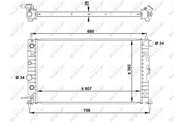 Nrf Ψυγείο, Ψύξη Κινητήρα - 50219A