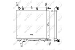 Nrf Ψυγείο, Ψύξη Κινητήρα - 50430A