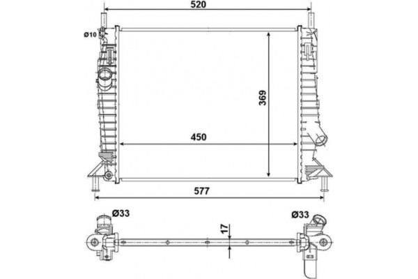 Nrf Ψυγείο, Ψύξη Κινητήρα - 53028