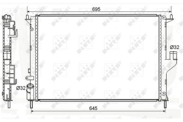 Nrf Ψυγείο, Ψύξη Κινητήρα - 53118A