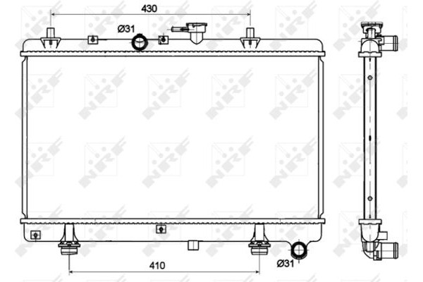 Nrf Ψυγείο, Ψύξη Κινητήρα - 53121
