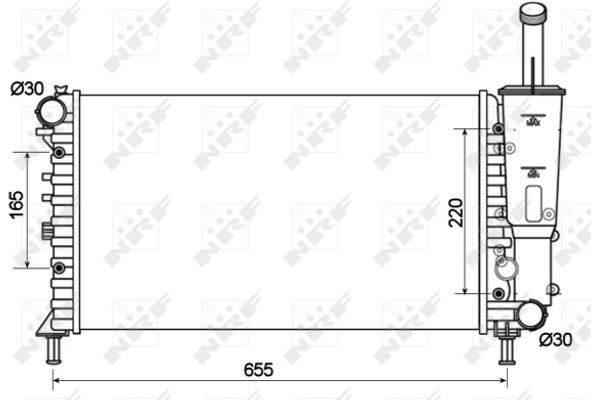 Nrf Ψυγείο, Ψύξη Κινητήρα - 53124