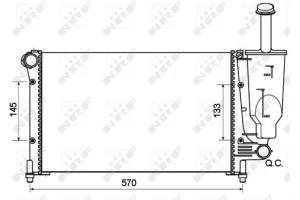 Nrf Ψυγείο, Ψύξη Κινητήρα - 53128A