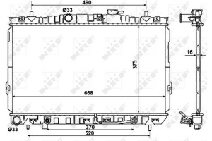 Nrf Ψυγείο, Ψύξη Κινητήρα - 53356