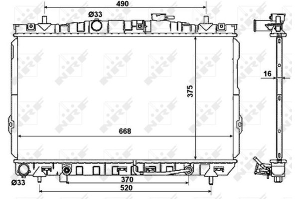 Nrf Ψυγείο, Ψύξη Κινητήρα - 53356