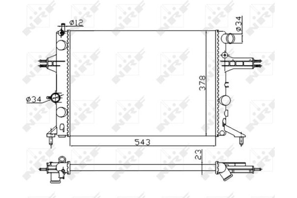 Nrf Ψυγείο, Ψύξη Κινητήρα - 53628A