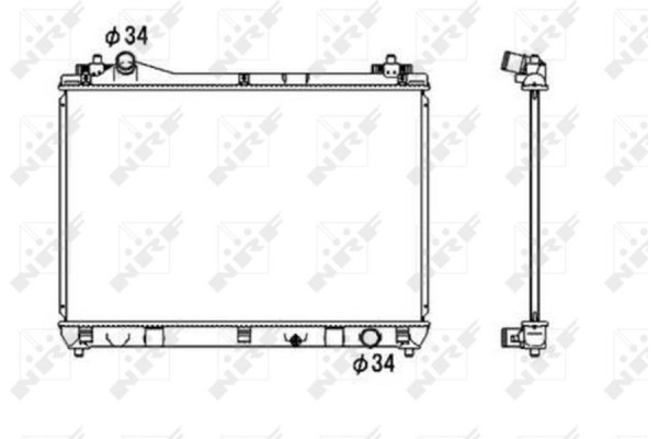 Nrf Ψυγείο, Ψύξη Κινητήρα - 53703