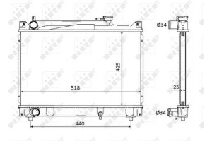 Nrf Ψυγείο, Ψύξη Κινητήρα - 53882