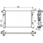 Nrf Ψυγείο, Ψύξη Κινητήρα - 54203